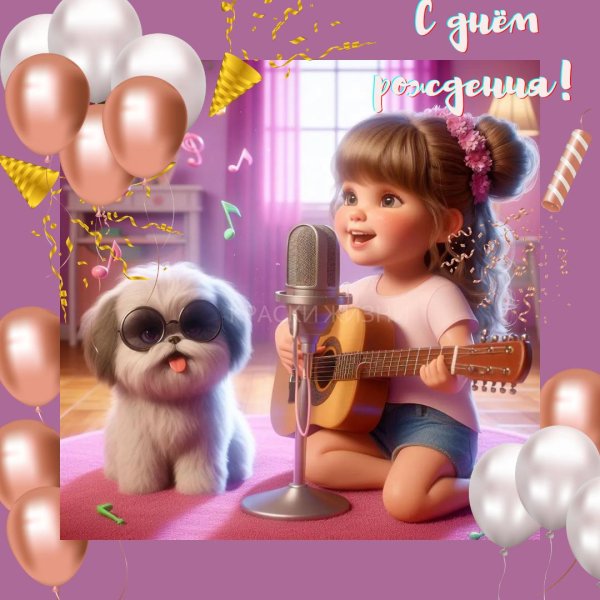 с днем рождения для девочек