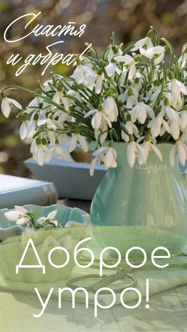 пожелание доброго весеннего утра