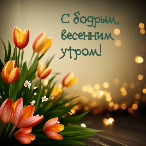 весеннего доброго утра
