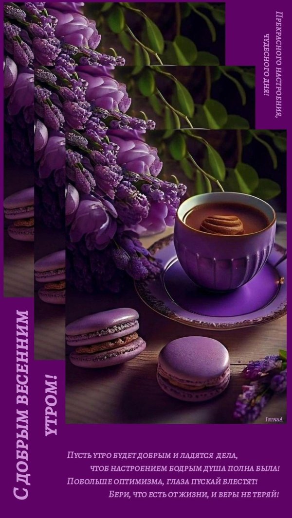 сиреневое утро