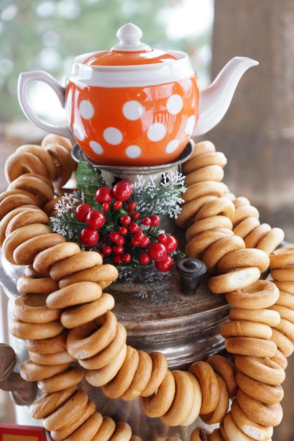 баранки на самоваре