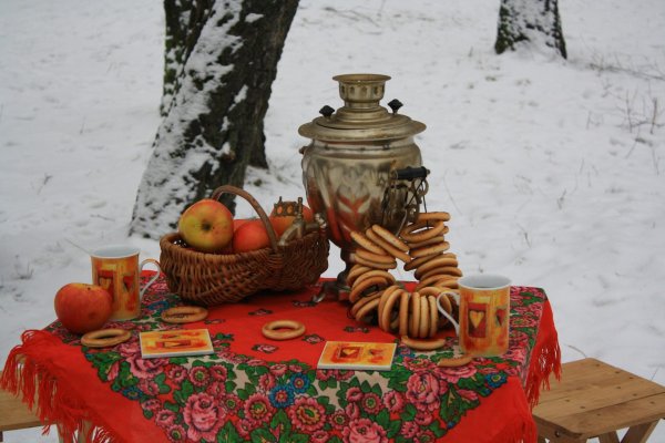 самовар на масленицу