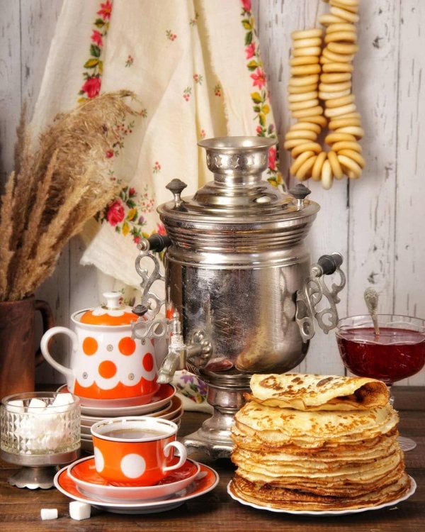 чаепитие масленичное