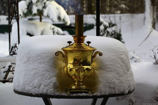 зимний самовар