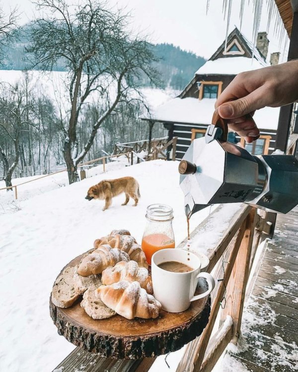 зимний завтрак