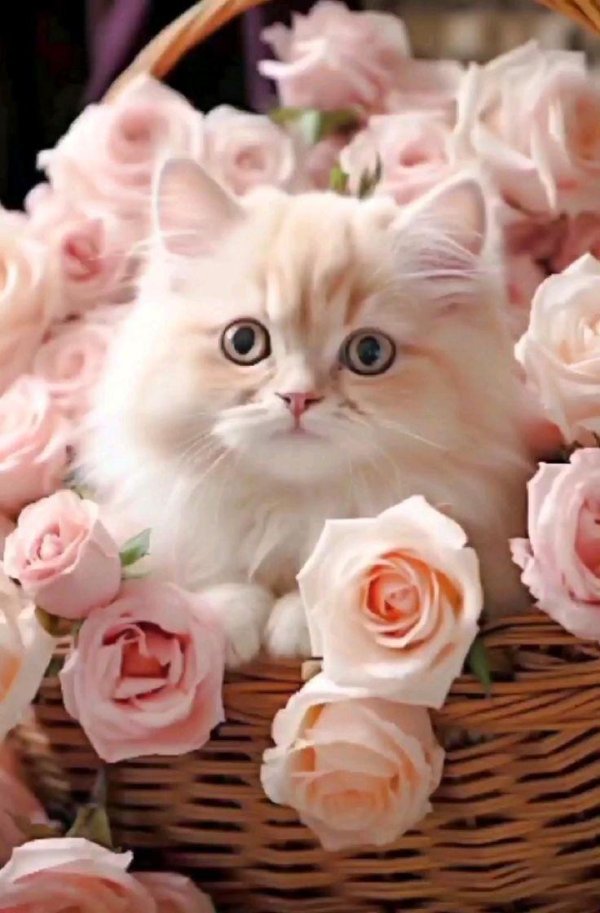 кот красивое