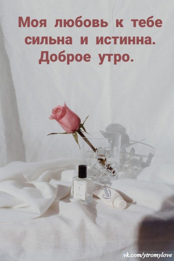 доброго утра любимая