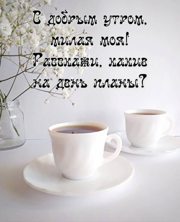 с добрым утром милая