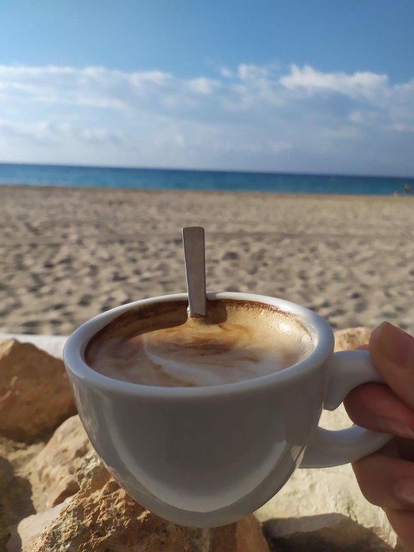 доброе утро кофе море