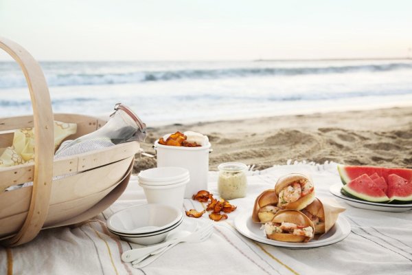 эстетика beach пикник