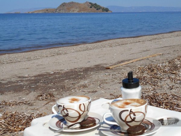 antalya coffee on the sand