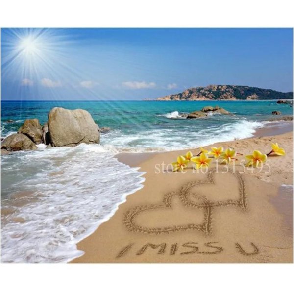 открытка море