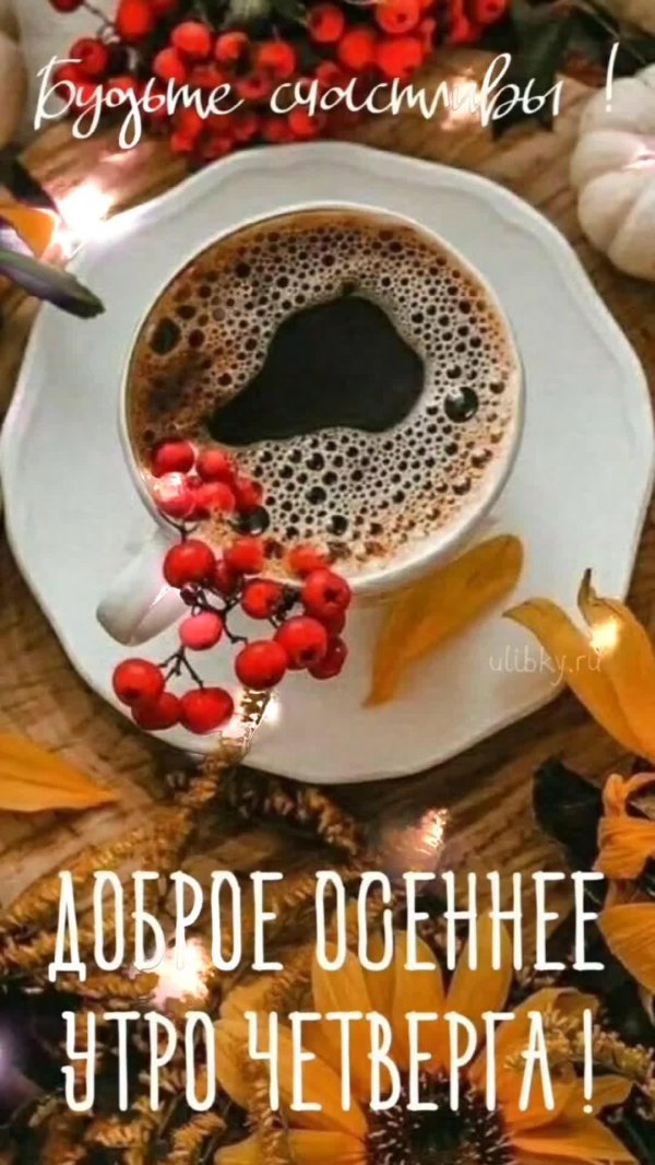 доброе утро хорошего дня и прекрасного настроения осень ноябрь