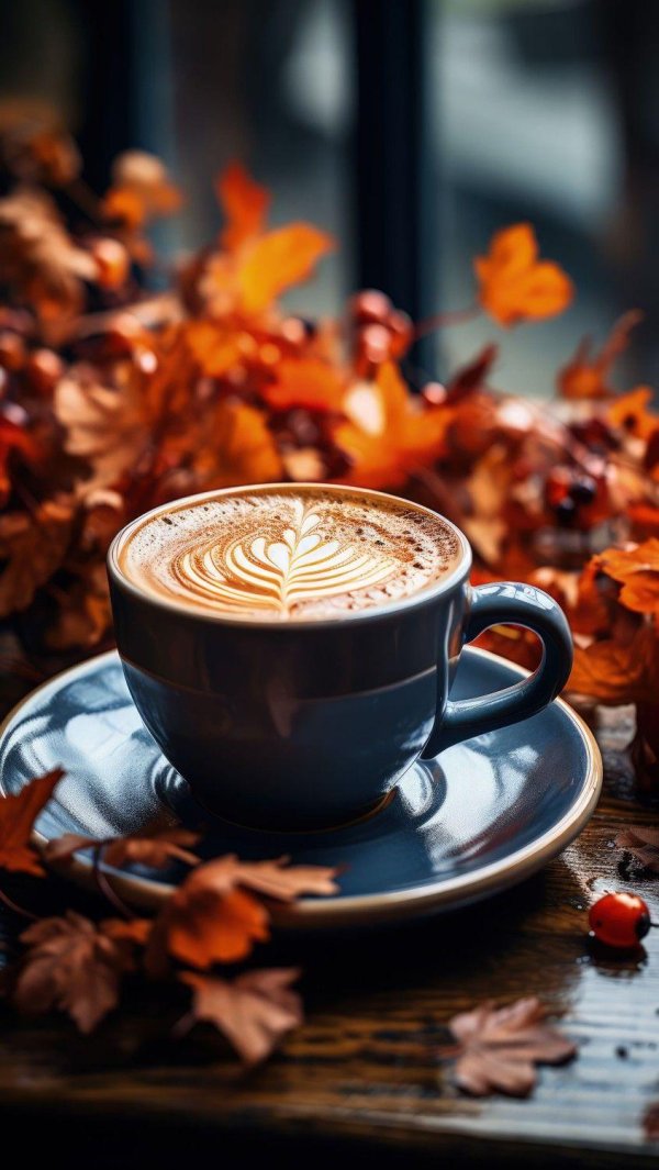 кофе осень