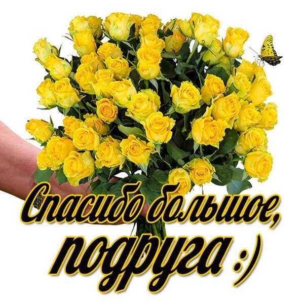 благодарность подруге