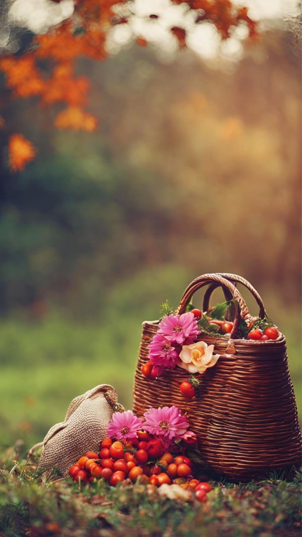 осенняя корзина
