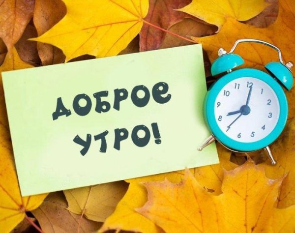 доброе утро воскресенье осеннее