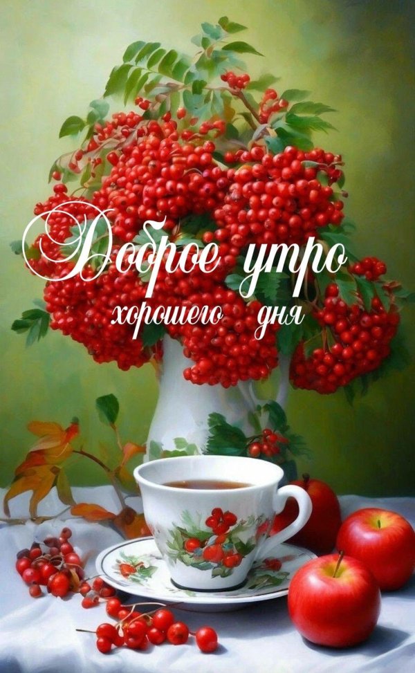 утро осени доброе