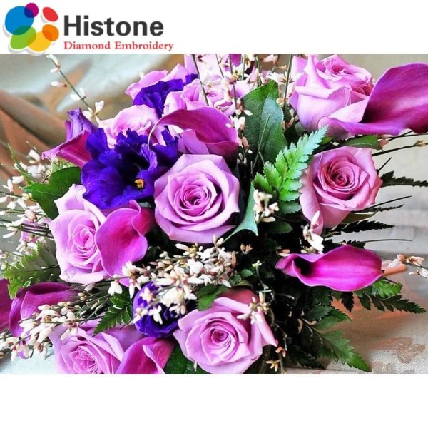 сиреневая роза