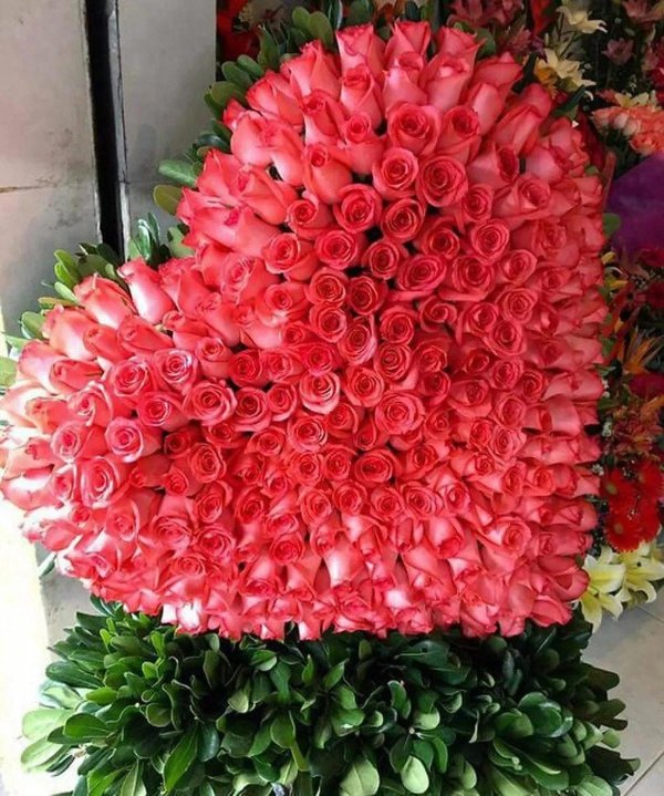 огромные букеты