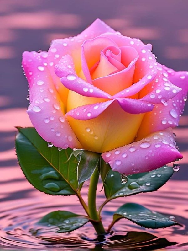 роза розовая