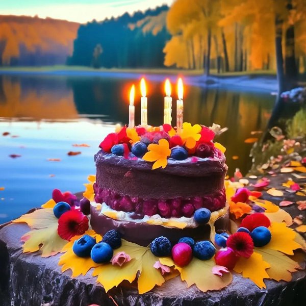 осенний тортик