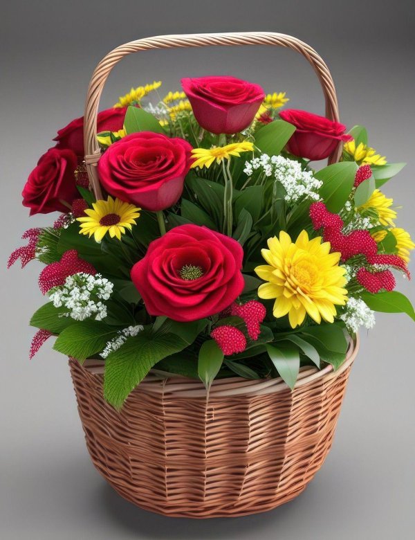 цветочная корзина
