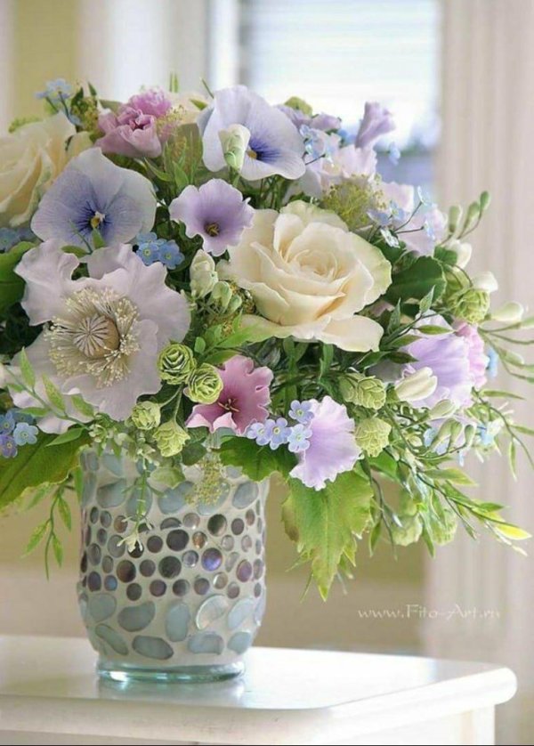 нежные букеты