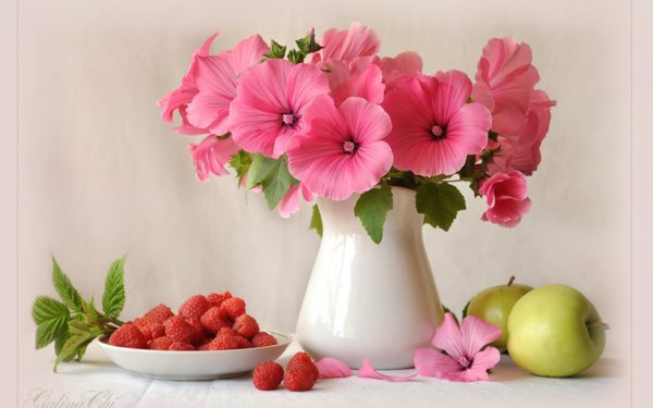 красивые натюрморты с цветами