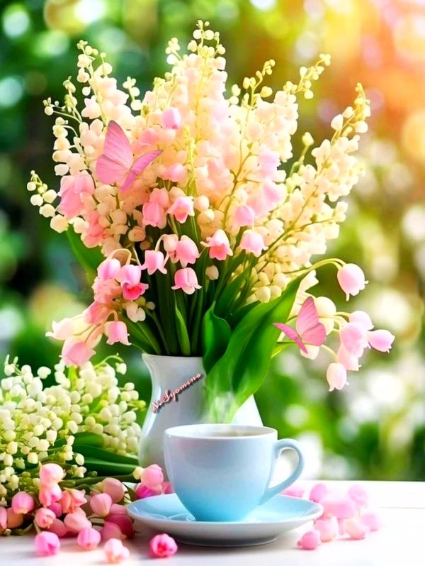 весна ландыши