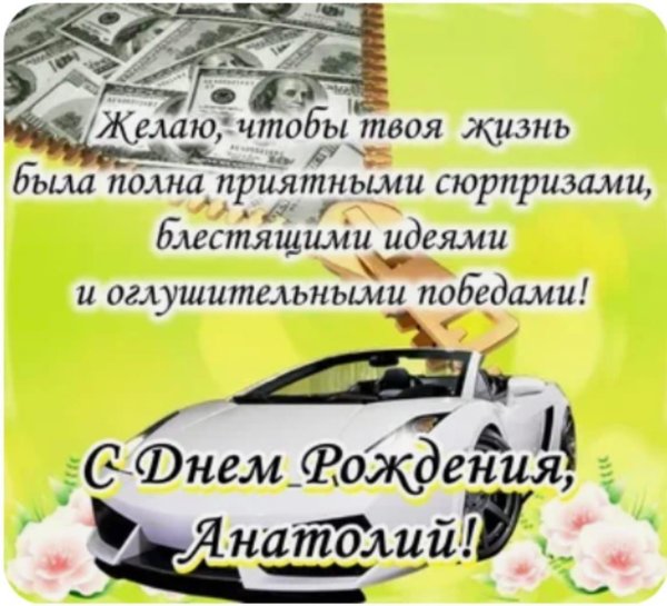 с днем рождения анатолий