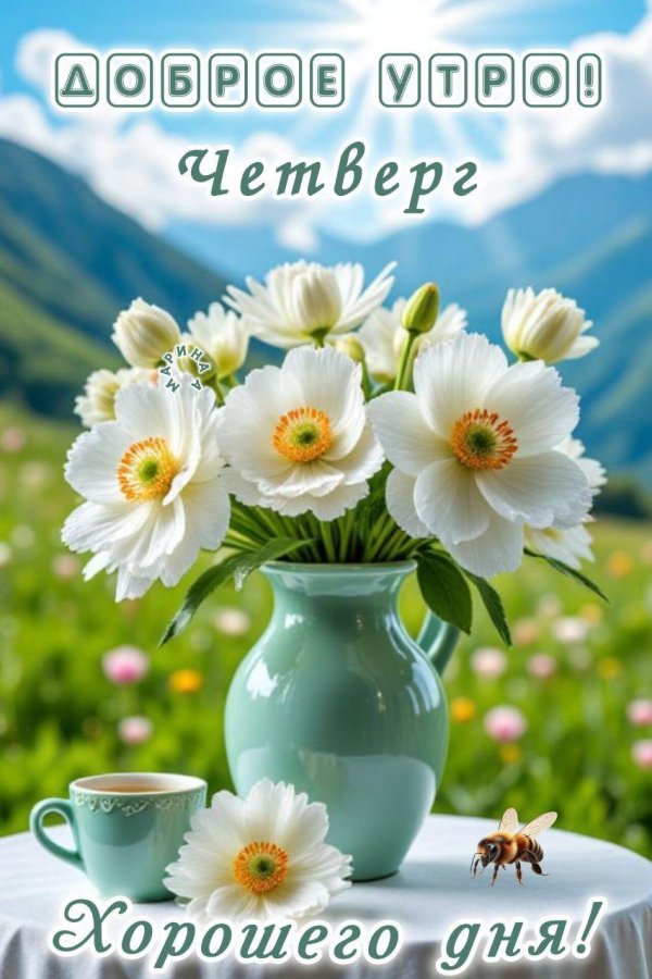 поздравление с добрым утром четверга