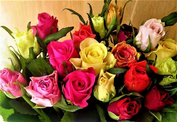 субботний букет цветов