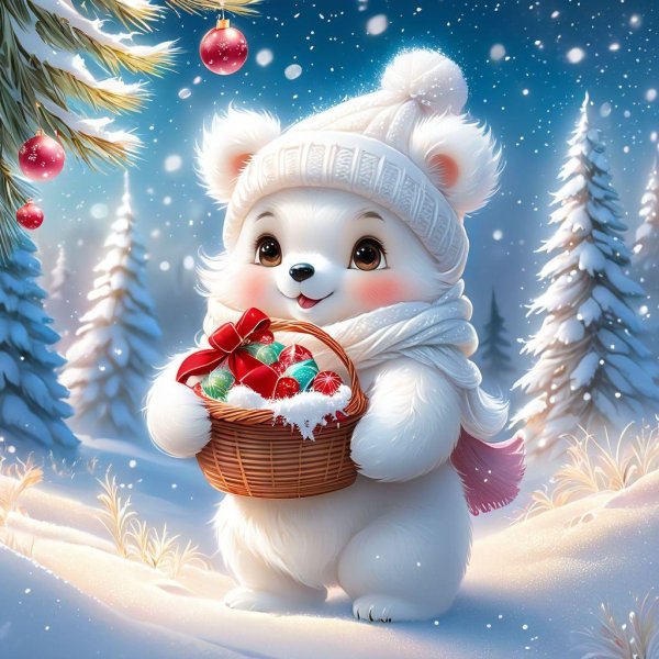 рождественские иллюстрации