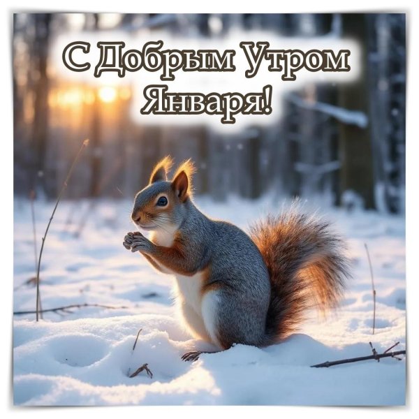доброе утро зима красивые