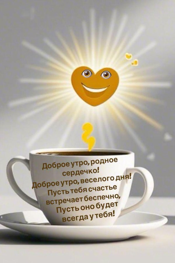 доброго утра родная