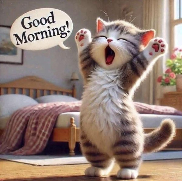 утро животные