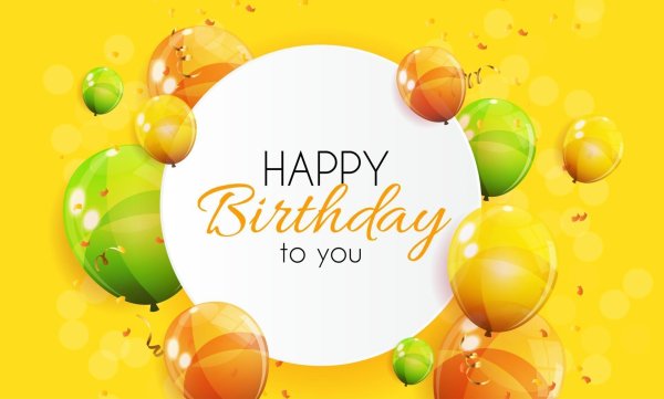 happy birthday background