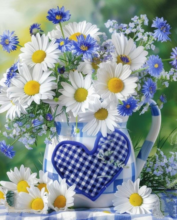 полевые цветы доброе утро