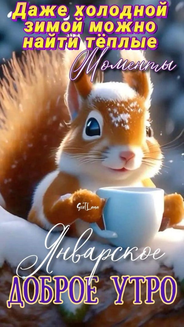 доброго январского утра
