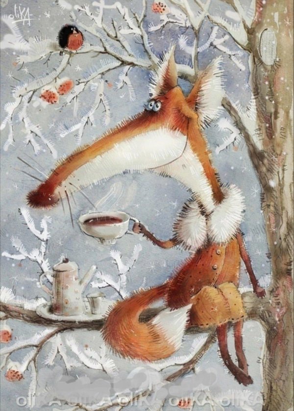 картина с лисой