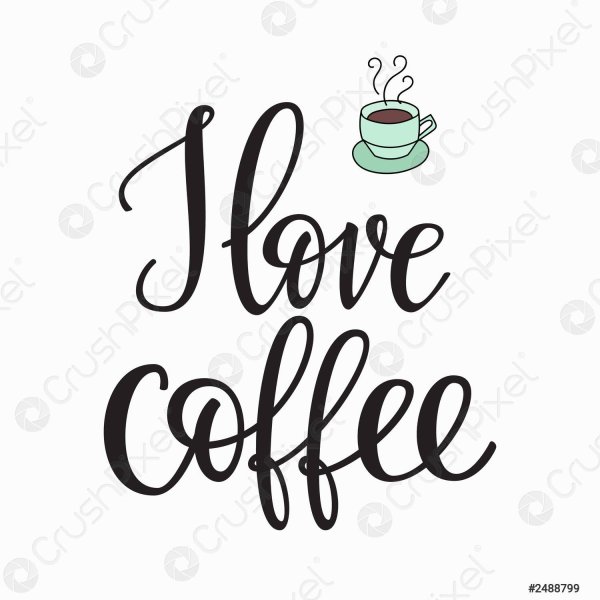 надписи кофе