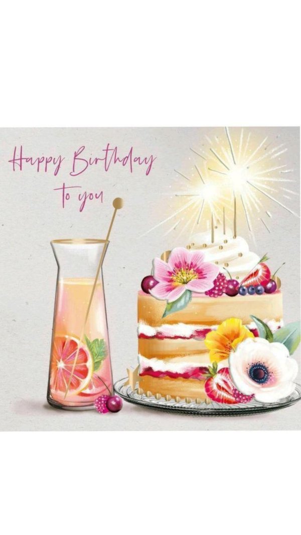 акварельный торт