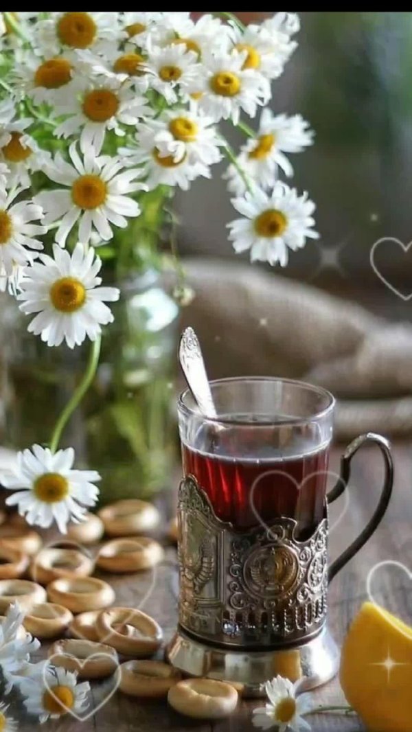 доброе ромашковое утро