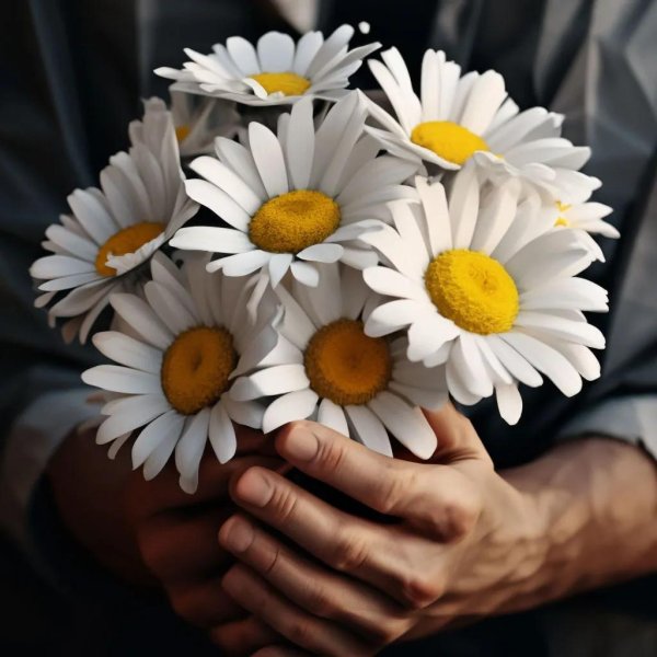 букетик ромашек