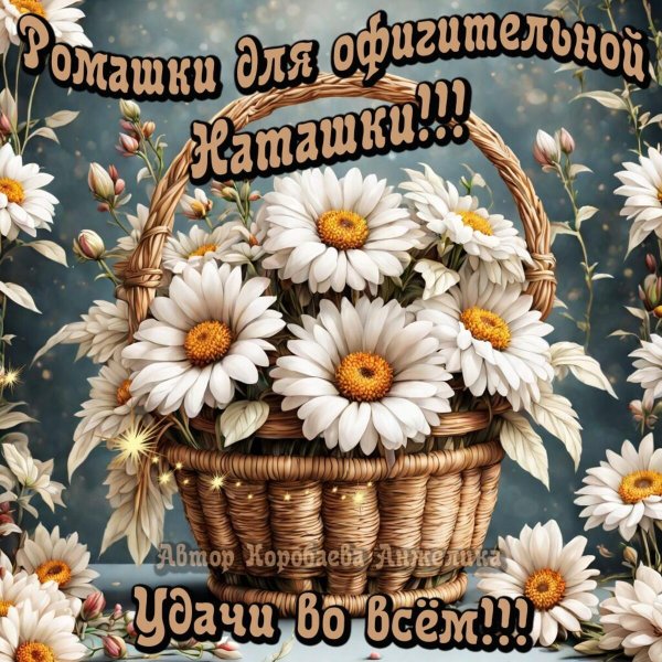 ромашки для наташи