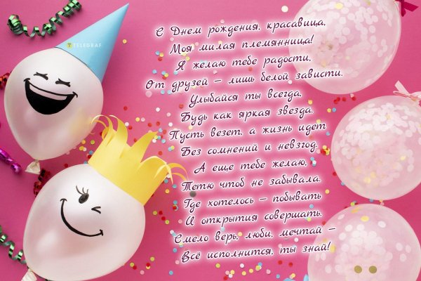 открытка на день рождения племяннице