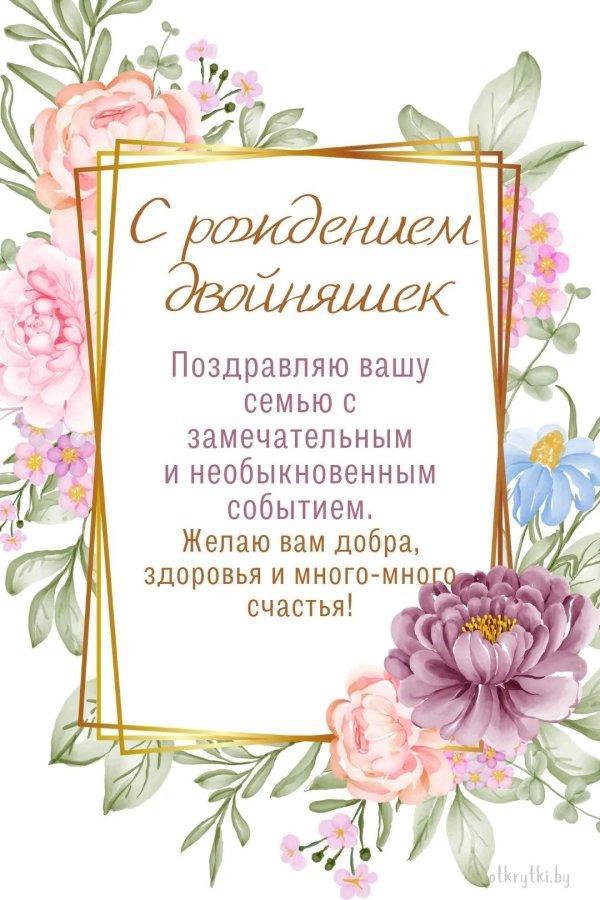 с рождением двойняшек