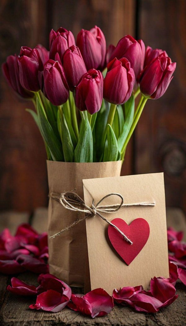 тюльпаны подарок