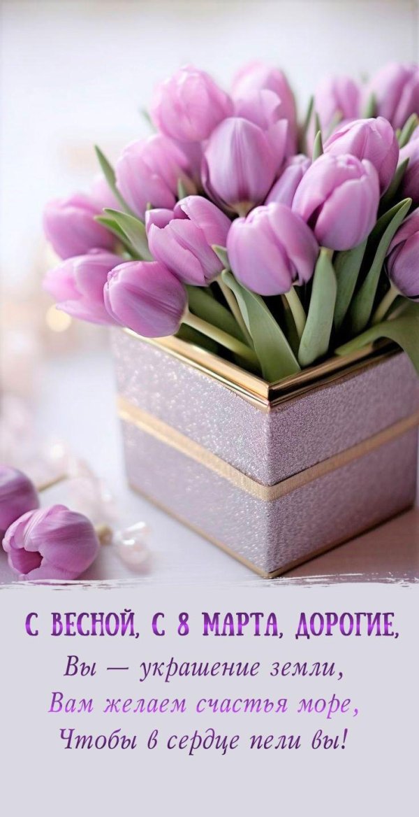 с 8 марта дорогая